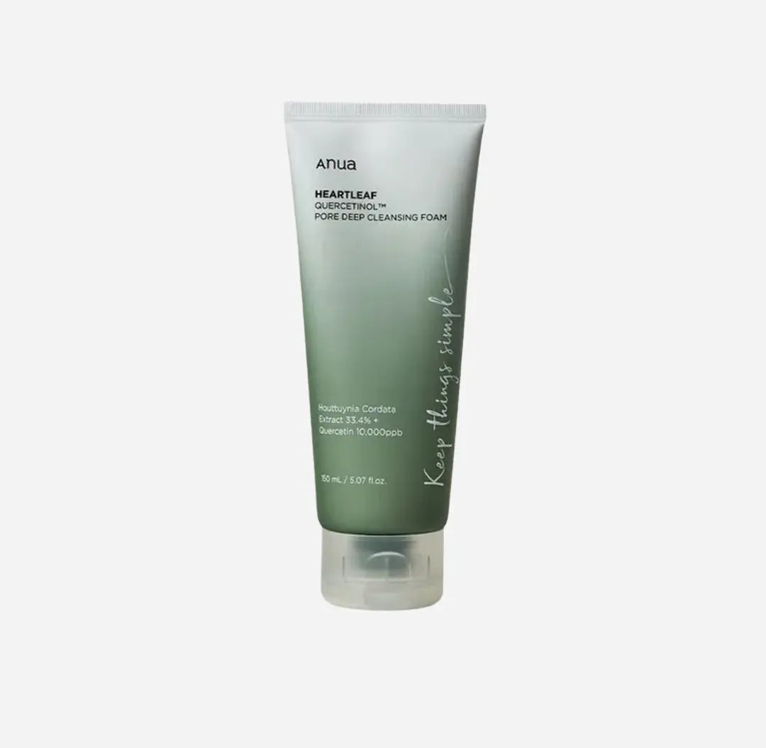 Anua heartleaf Quercetinol cleansing foam Anua