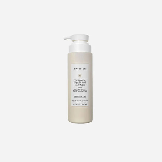 Naturium Gel douche exfoliant à l'acide glycolique the smoother Naturium